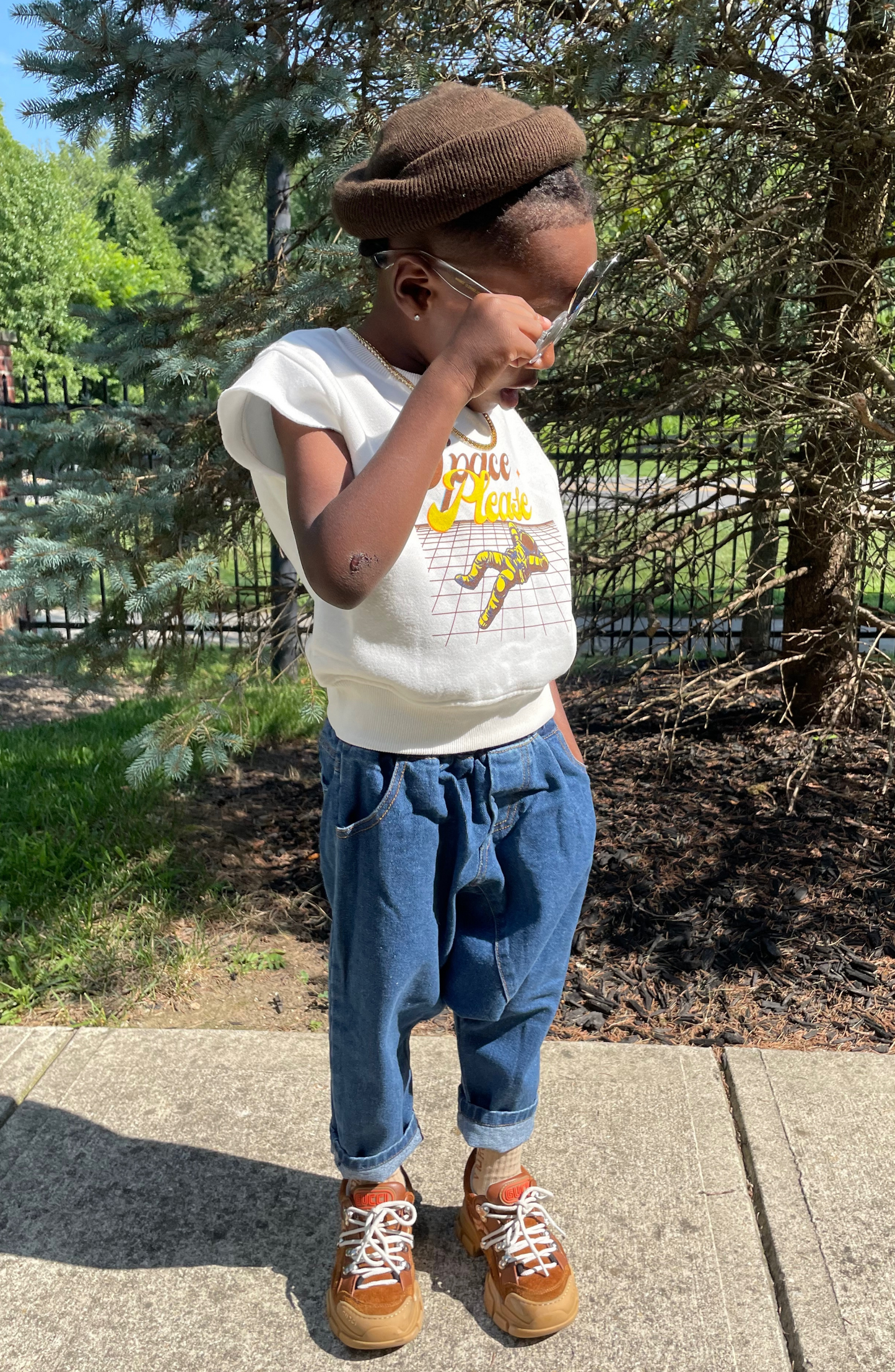 Space Please Sweatshirt by King and Lola