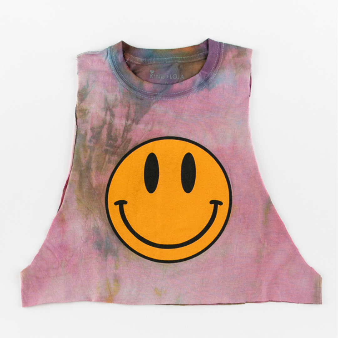 Cotton Candy Skies Cropped Tank