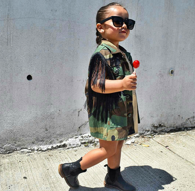 Camouflage Vest Toddler-Kids size 2T to 12 - KingandLola
