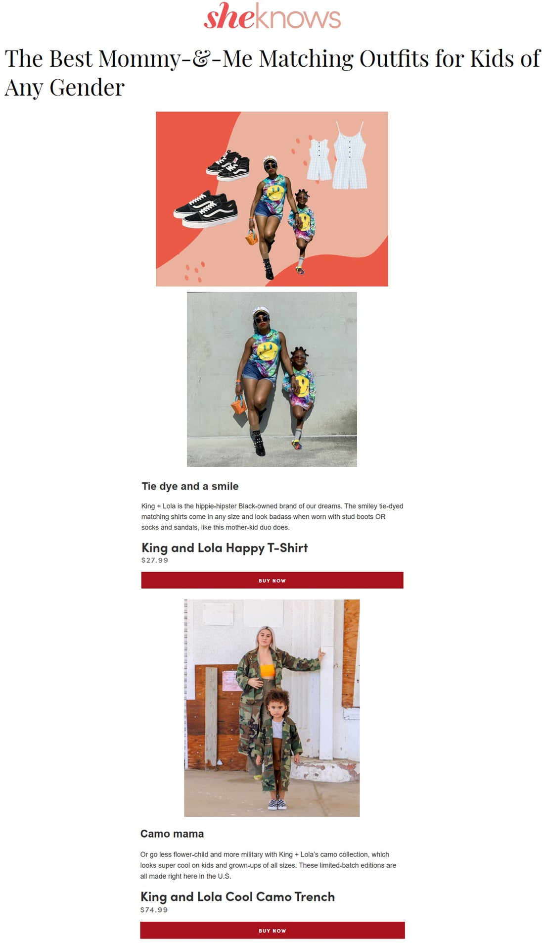 “The Best Mommy-&-Me Matching Outfits for Kids of Any Gender”