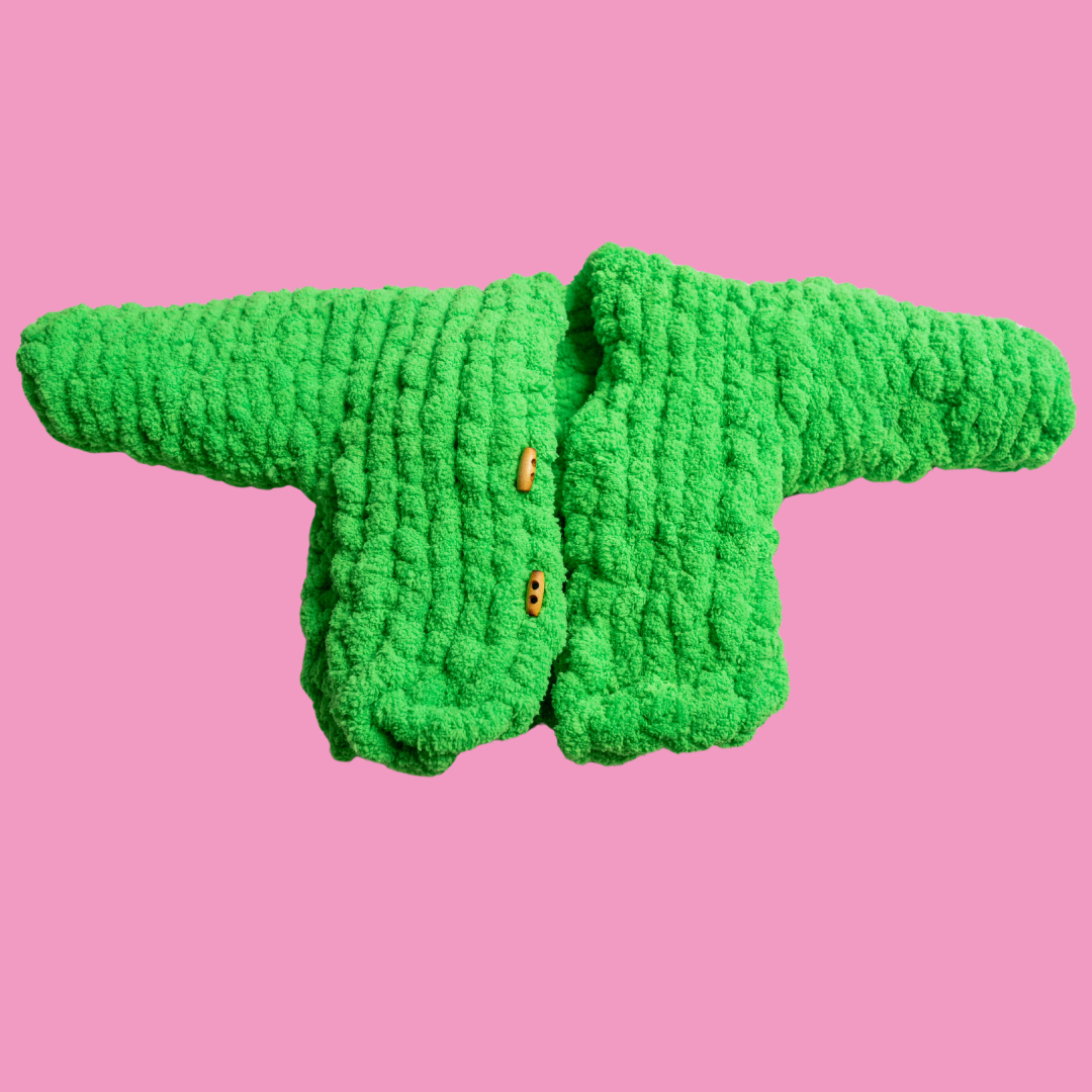 Braxton Baby's Hand Crochet Sweater - PLUMP by King + LOLA