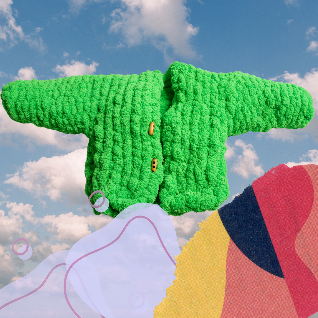 Braxton Baby's Hand Crochet Sweater - PLUMP by King + LOLA