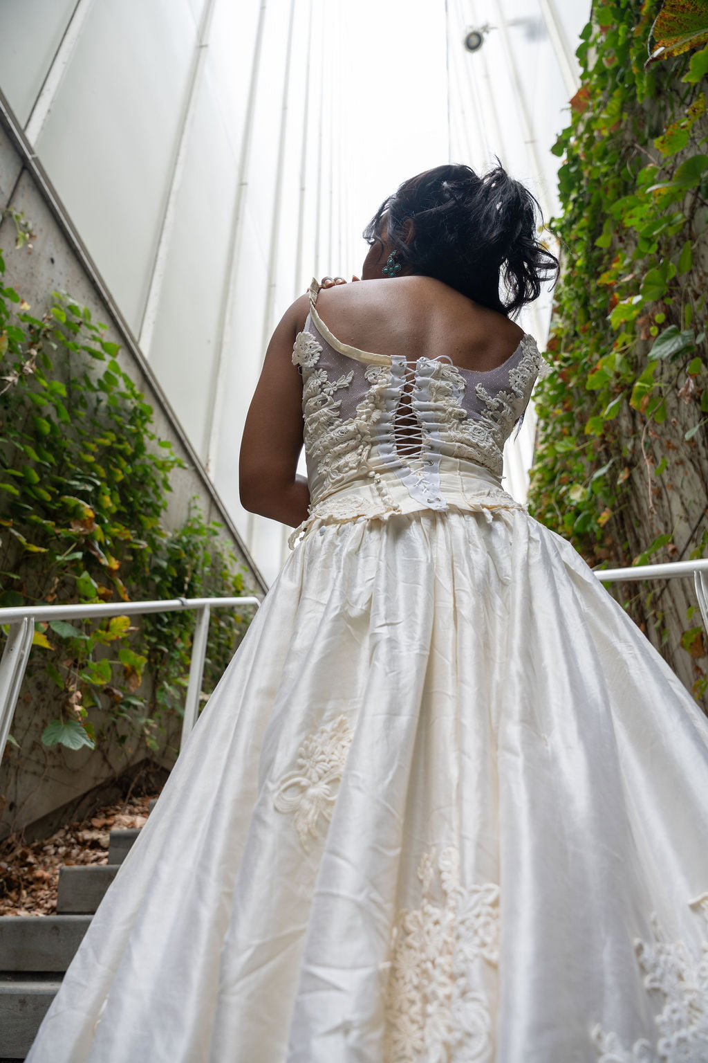 Upcycled Vintage Priscilla of Boston Bridal Corset Top KingandLola Upcycled Vintage Priscilla of Boston Bridal Corset Top KingandLola