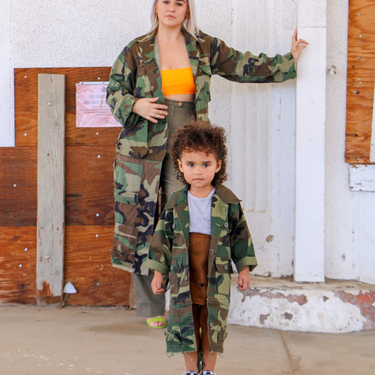 Distressed 2025 camo jacket